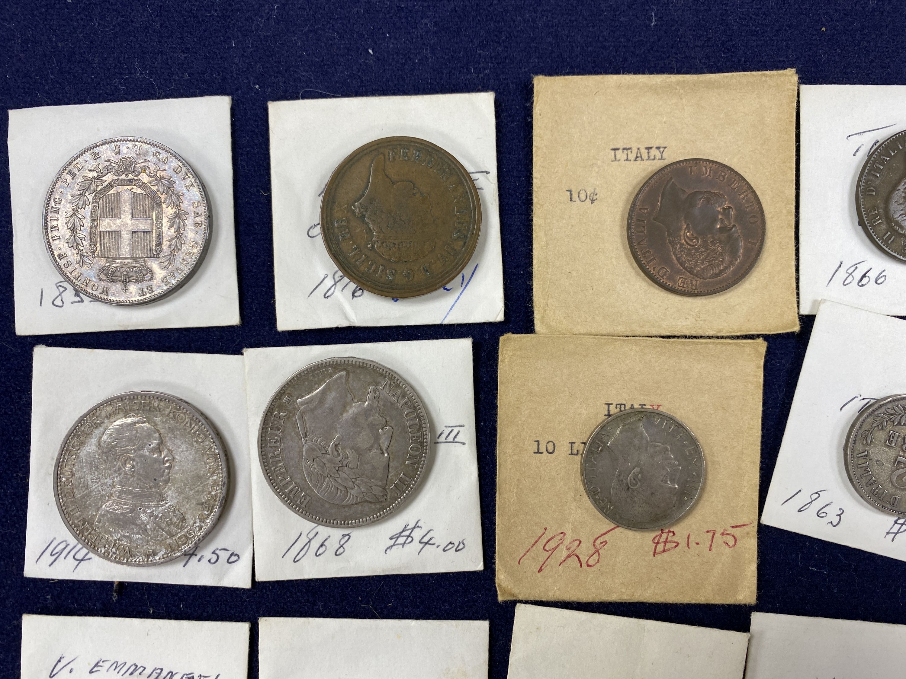 Italy, Germany & European coins, 18th-20th century,